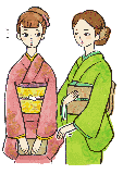 袖を引く
